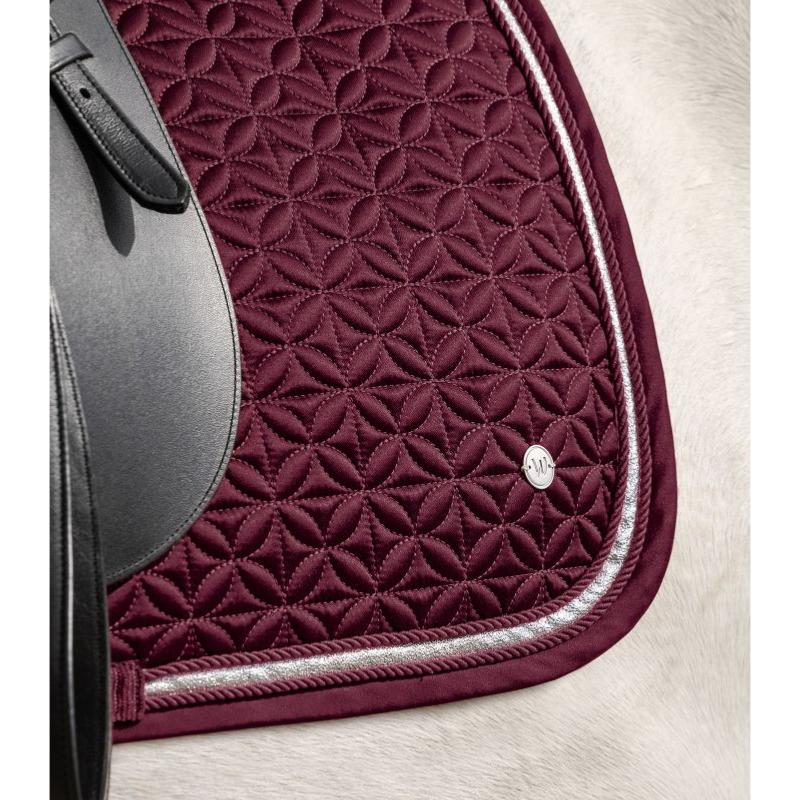 WALDHAUSEN - Chabraque dégarrotté ruban argent ROM GRIS BLEU dressage