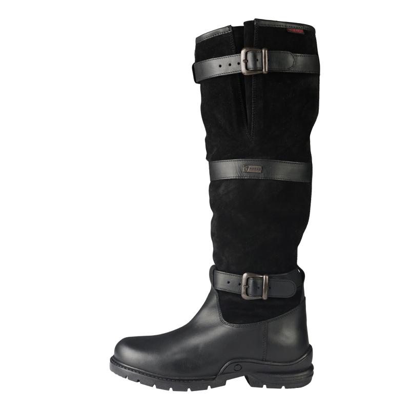 HORKA - Bottes Fourrées Imperméables pour l'Écurie, HIGHLANDER CHOISIR UNE POINTURE NOIR/NOIR