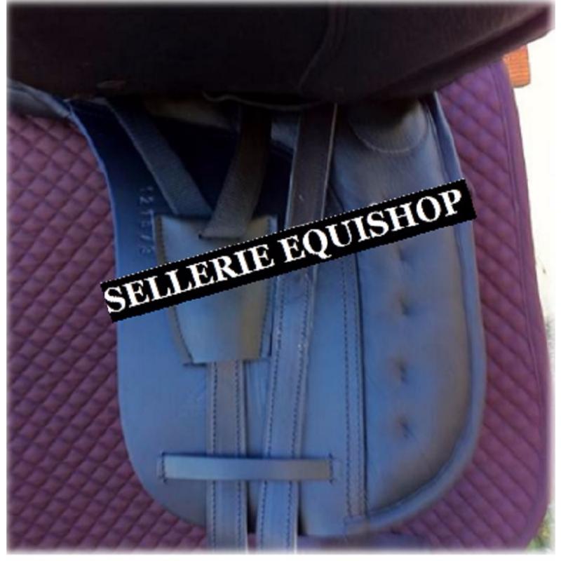ZALDI - Selle Dressage  Semie Creuse NEW KENT sur mesure 15.5 pouces Petit