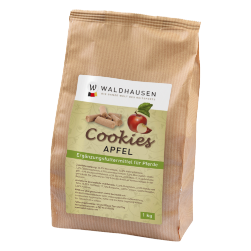 WALDHAUSEN - Bonbons  vitaminés goût Pomme pour chevaux 1KG