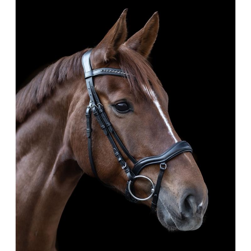 WALDHAUSEN - Bridon à Muserolle Déportée Anatomique NEWSHAPE II CHEVAL