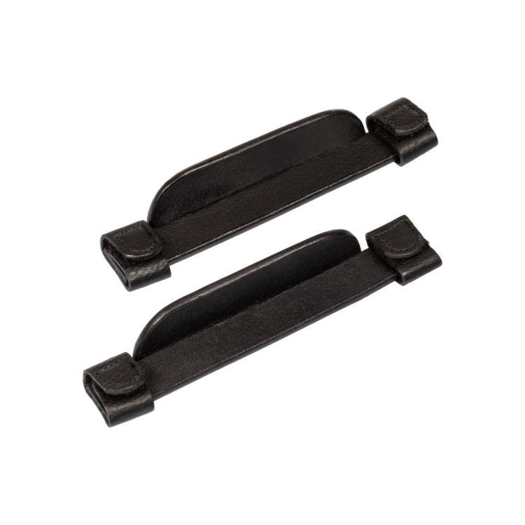 EQUESTRO - Blinkers, Oeillères de Bridon pour CSO en Cuir NOIR