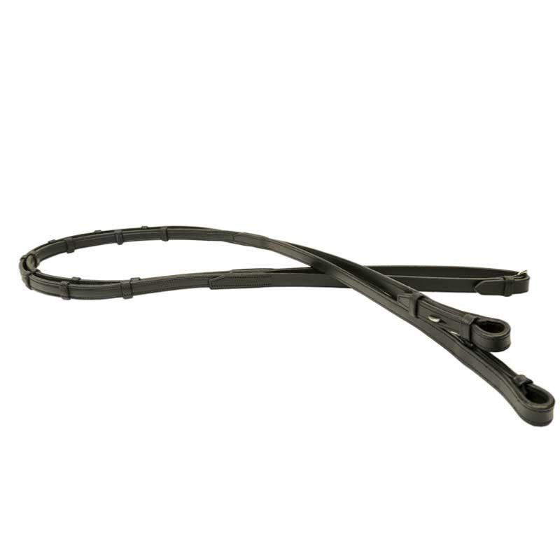 SIGNATURE by ANTARES - Rênes DRESSAGE 16 MM Grip et 7 Arrêtoirs