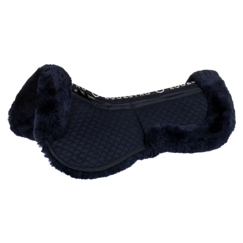 EQUESTRO - Amortisseur de Dos en Mouton à Poches et Bord Mouton NOIR mouton NOIR