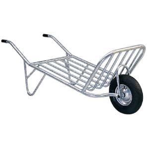 LA GEE - Brouette à Fourrage Monobloc en Acier Galvanisé 1 Roue