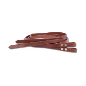 WALDHAUSEN - Rênes Western Cuir Huilé Ouvertes avec Passant 