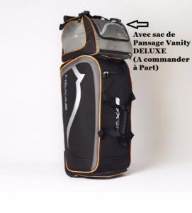 HEXA DELUXE - Grand Sac d'Equitation 120L à Roulettes pour Selle et Matériel