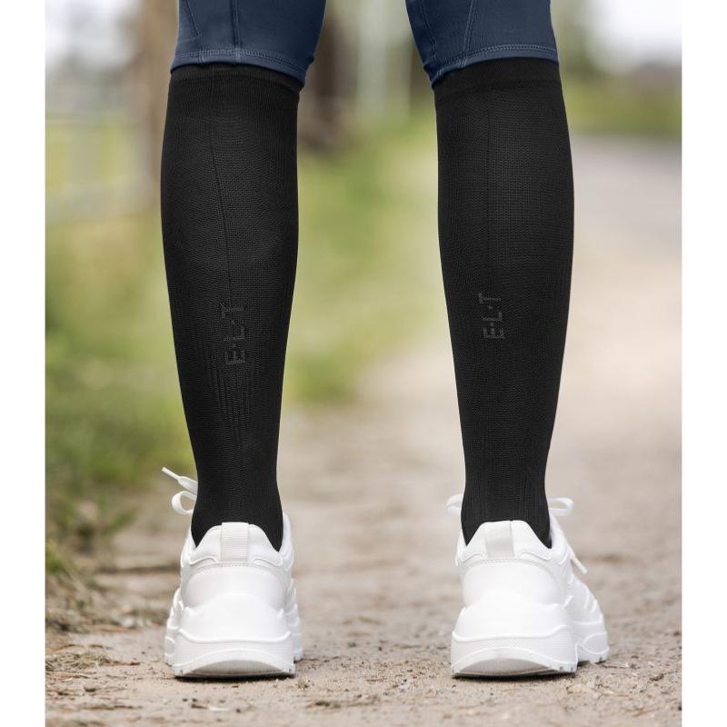 ELT - Chaussettes Equitation à Effet Compression Anti Fatigue TAILLE 35-38 MOLLET STANDARD