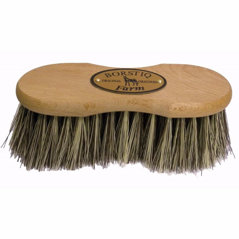 BORSTIQ - Brosse INFINI Dos Bois en Fibres Naturelles Poils Polypropylène