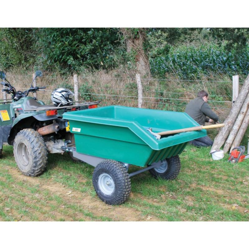 LA GEE - Roue Gonflable pour Remorque Quad d'écurie 350L, 400L