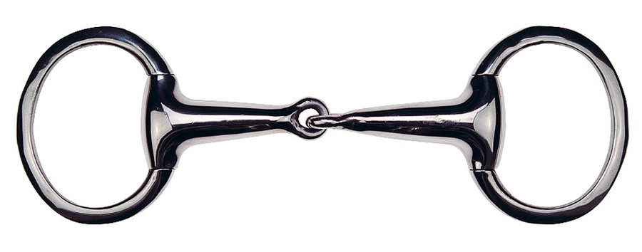 FEELING - Mors à Olives Inox Gros Canons Creux Anneaux Plats 105 MM