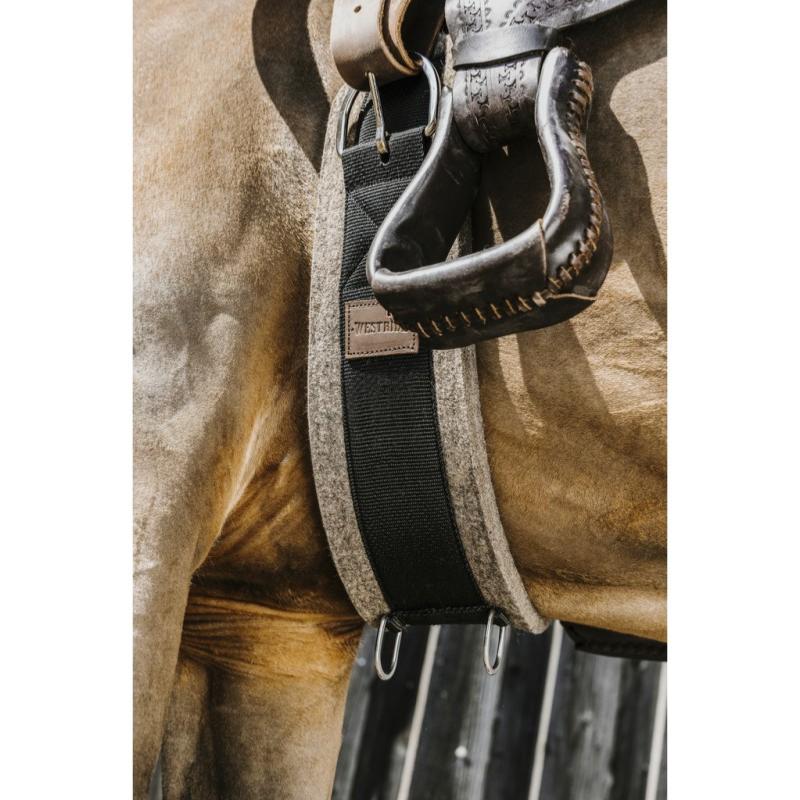 FRANCK PERRET - Sangle Western en feutre WESTRIDE 60 CM