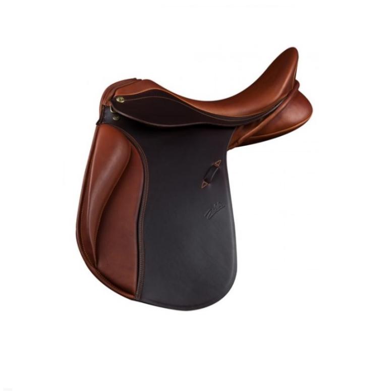 ZALDI - Selle Dressage  Semie Creuse NEW KENT sur mesure 15.5 pouces Petit