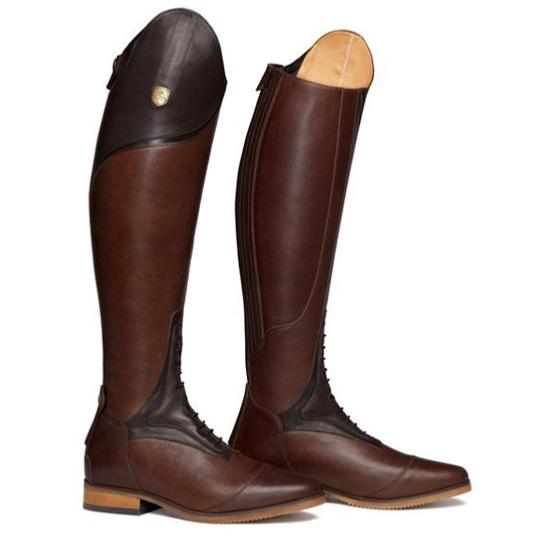 MOUNTAIN HORSE - Bottes équitation Demi Mesure en Cuir Souple SOVEREIGN Choisir une Taille Short/Narrow (36 au 41)