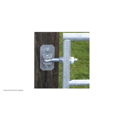 PATURA -Porte de prairie fixe, Longueur 3,00 m, 1 entretoise