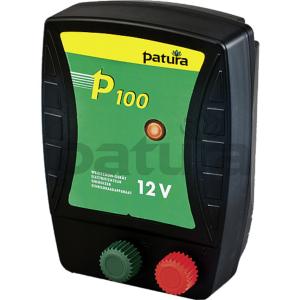 PATURA  - Electrificateur de clôture P100 sur Batterie 12V + Boîtier Ouvert 