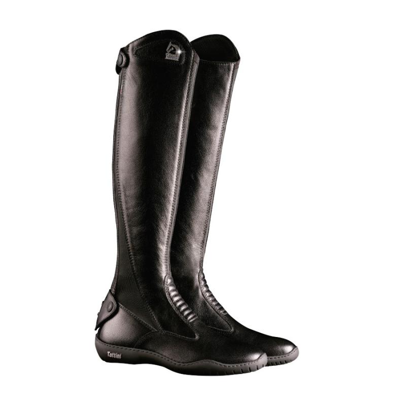 TATTINI - Bottes équitation cuir grainé avec semelle sport SEGUGIO