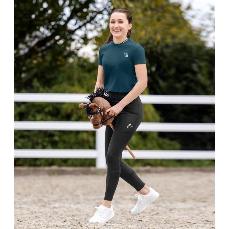 WALDHAUSEN - Hobby Horse avec bride amovible et manche bois Blacky, Toffy et Milky BLANC MILKY