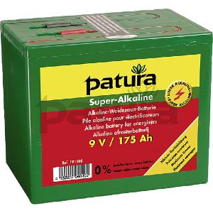 PATURA - Pile Alcaline pour électrificateur de Clôture 9 V / 120 Ah 
