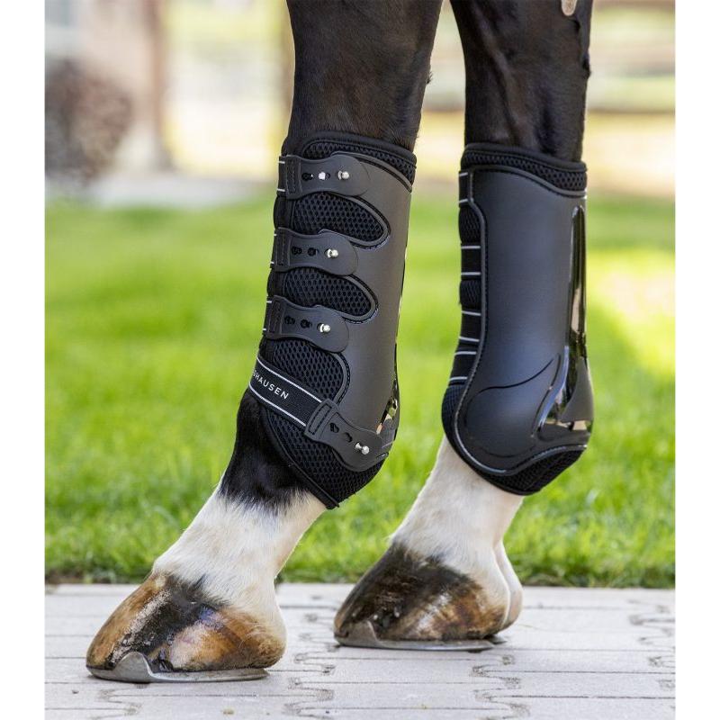 Guêtres à Coque avec Maille Respirantes BREATH, WALDHAUSEN ANTERIEURS NOIR TAILLE PONEY