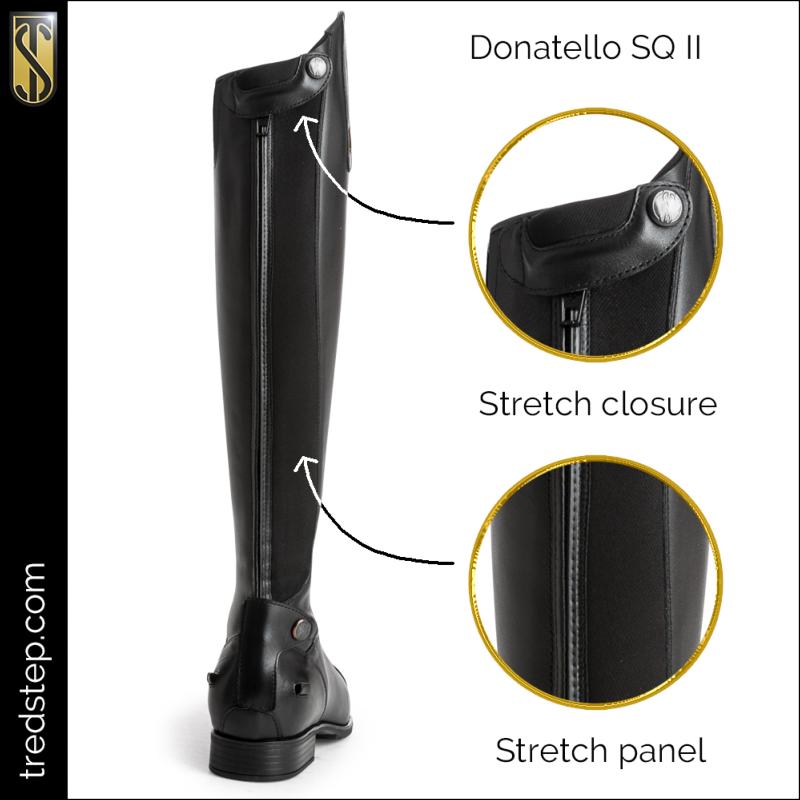 TREDSTEP Donatello - Bottes équitation Demie Mesure en Cuir 36 FR XXSLIM REG 36 au 41