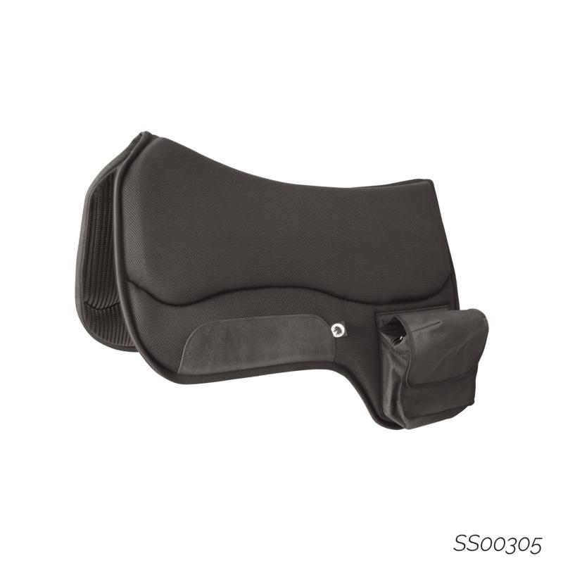 TTECH- Tapis de Selle WESTERN Avec Poches en Sympatex Respirant