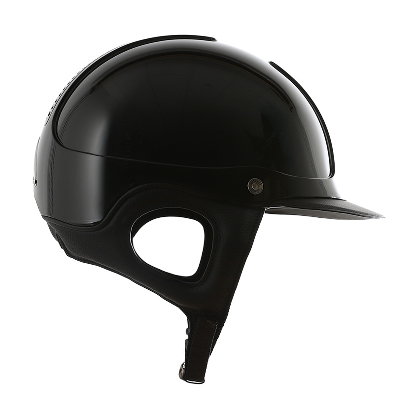 ANTARES - Casque équitation vernis Précision PREMIUM NOIR
