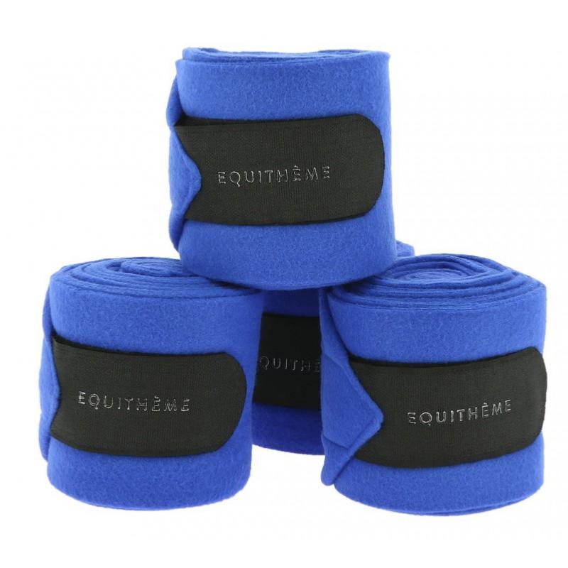 Bandes de Polo en Polaire EQUITHEME, Les 4 MARINE