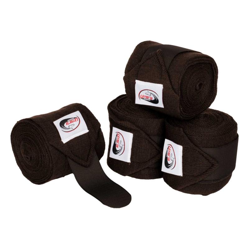 UMBRIA - Bandes de repos en tricot acrylique , les 4 BORDEAUX
