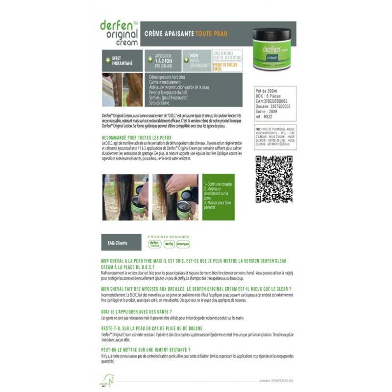 ANIMADERM- Lotion Originale contre la Dermite du Cheval, spéciale peau fine 250 ML