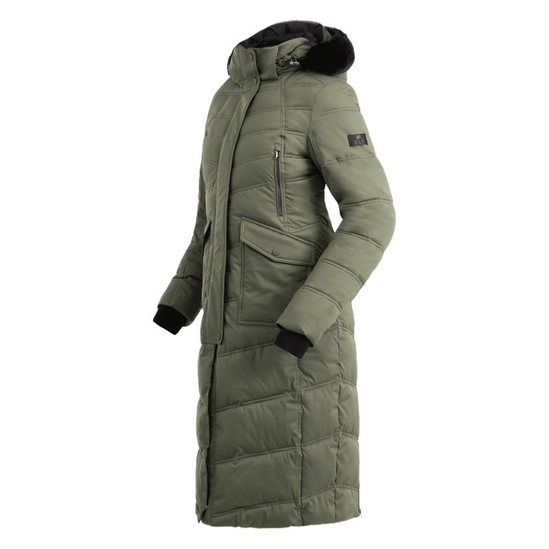 ELT - Manteau Doudoune Longue Cintrée SAPHIRA, ELT Paris XXS FEMME NOIR