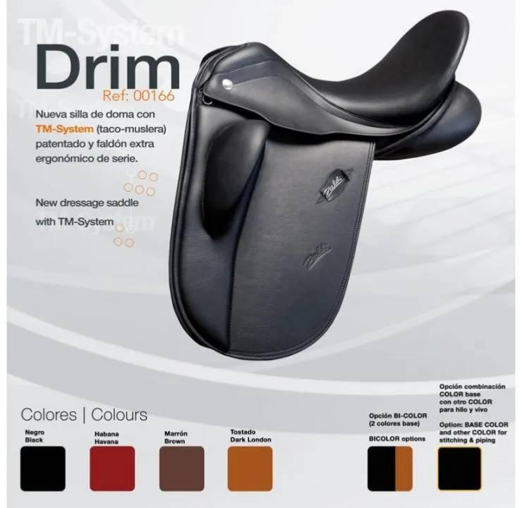 ZALDI - Selle de Dressage assise extra confort DRIM sur mesure