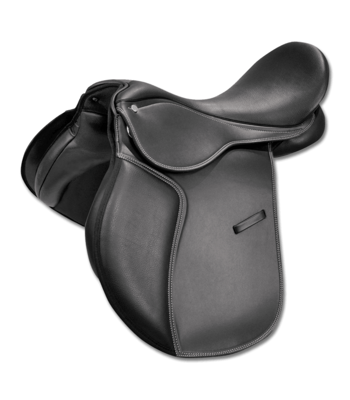 WALDHAUSEN - Selle Mixte Aspect Cuir à Arcade Modulable ECONOMIC NOIR en STOCK