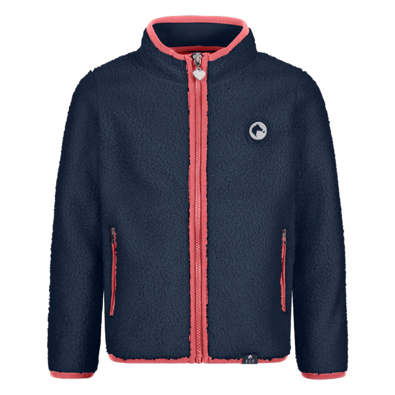 ELT - Veste Polaire Equitation pour Enfant, Junior  LUCKY Lana 104/110 CM MARINE
