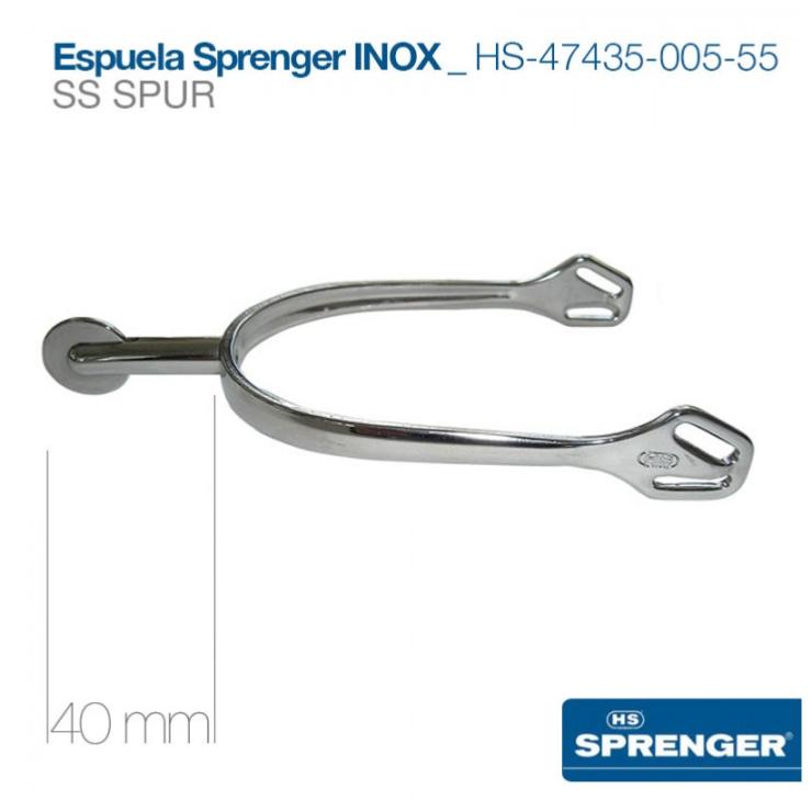 SPRENGER - ULTRAFIT Éperons Inox à Mollette Lisse 30 MM