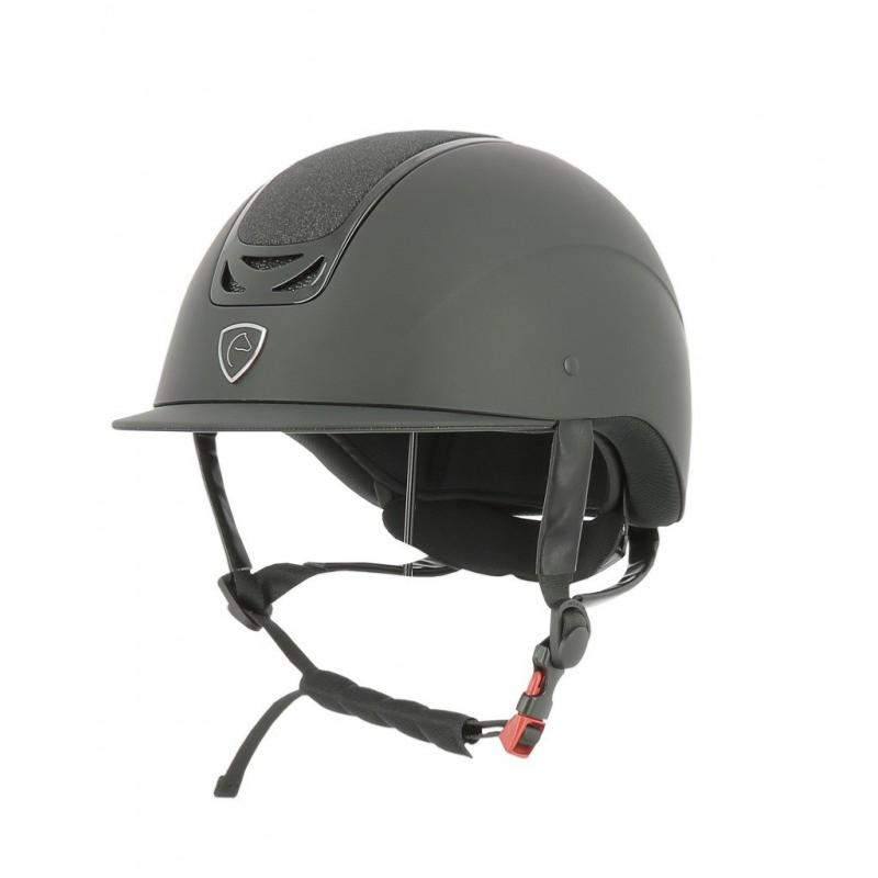 RIDING WORLD - Casque équitation réglable en ABS PEPIT Taille : XS/49-51 NOIR/NOIR