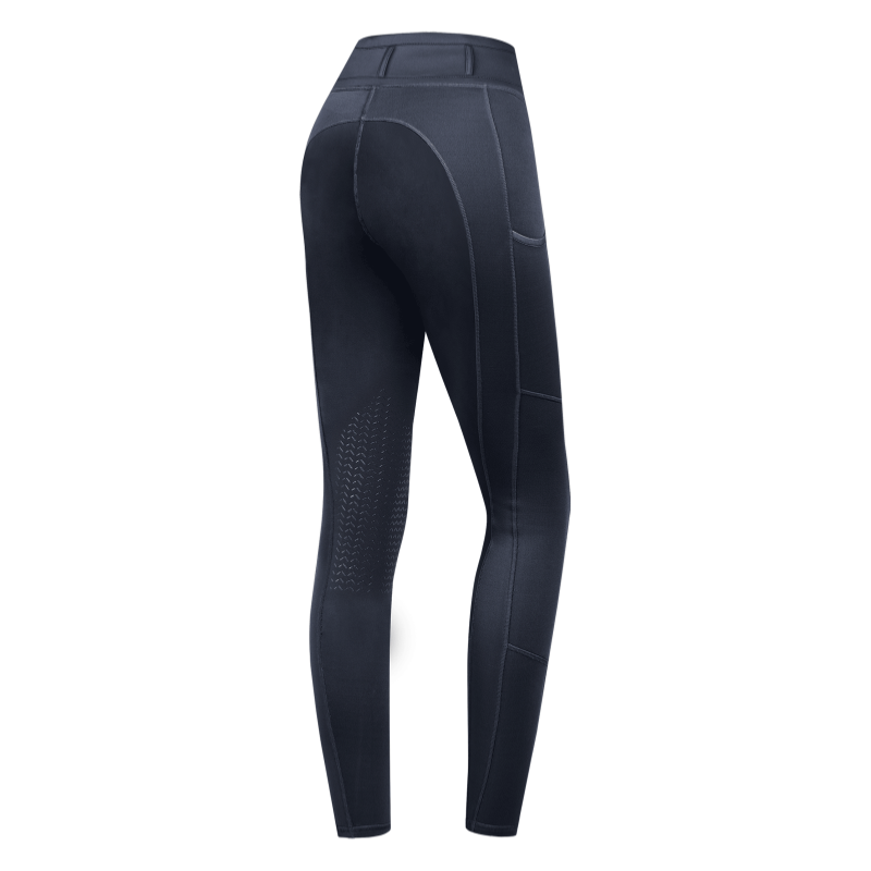ELT - Legging Equitation FEMME, ENFANT Grip Genou et Poche Mobile ELLA 34 FR FEMME MARINE