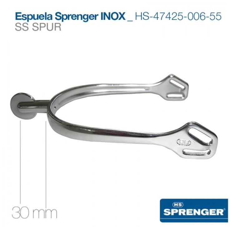 SPRENGER - ULTRAFIT Éperons Inox à Mollette Lisse