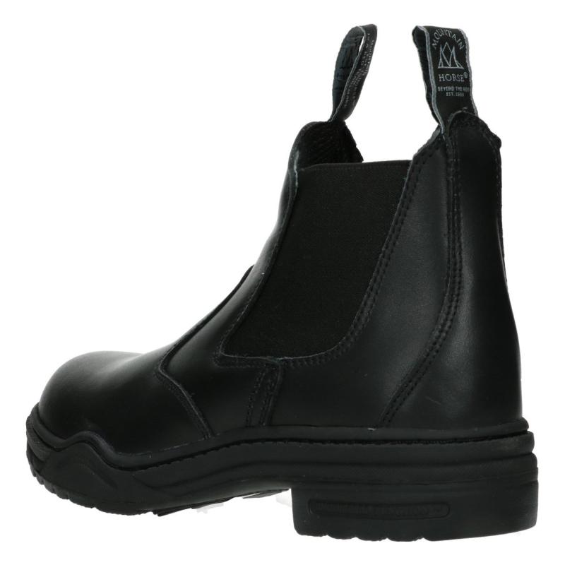 MOUNTAIN HORSE - Boots de Sécurité Cuir Huilé PROTECTIVE JOD Choisir une Taille NOIR