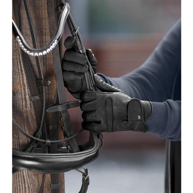 ELT - Gants d'équitation cuir stretch DELUXE