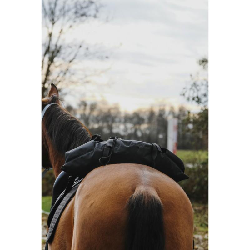 RANDOL'S - Sacoche de randonnée forme banane pour troussequin MARRON