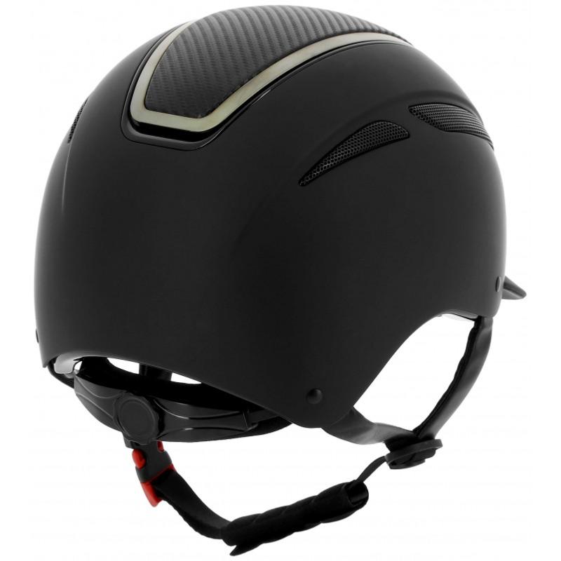 EQUITHÈME - Casque équitation AGRIS insert lamé visière courte TAILLE 53/55