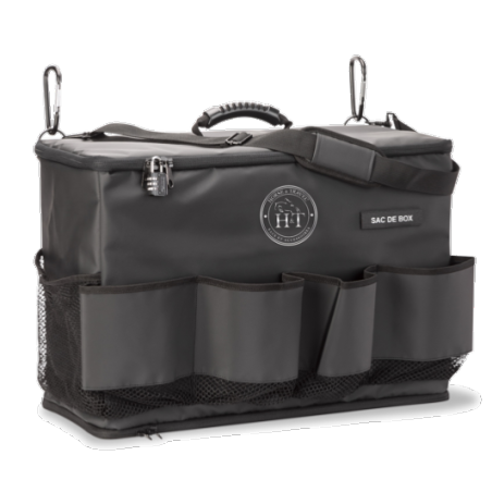 HORSE&TRAVEL - Sac de pansage multi compartiments 4 poches pour le box
