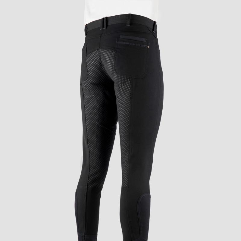 HORKA - Pantalon équitation HOMME fond intégral silicone IRELAND 38 FR HOMME NOIR