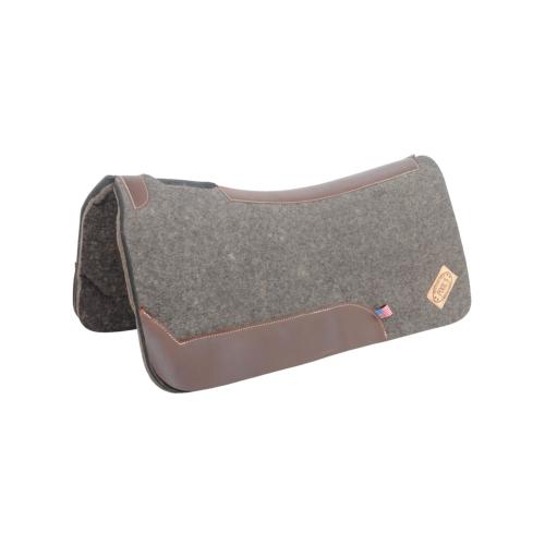 POOL'S - Tapis de Selle WESTERN en Feutre et Néoprène 