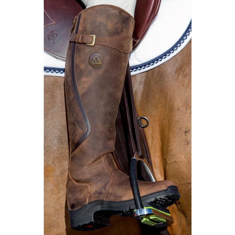 MOUNTAIN HORSE - SNOWY RIVER Bottes Hautes Cuir Gras Fourrées du 37 FR au 42 FR 36 FR sauf NOIR RR