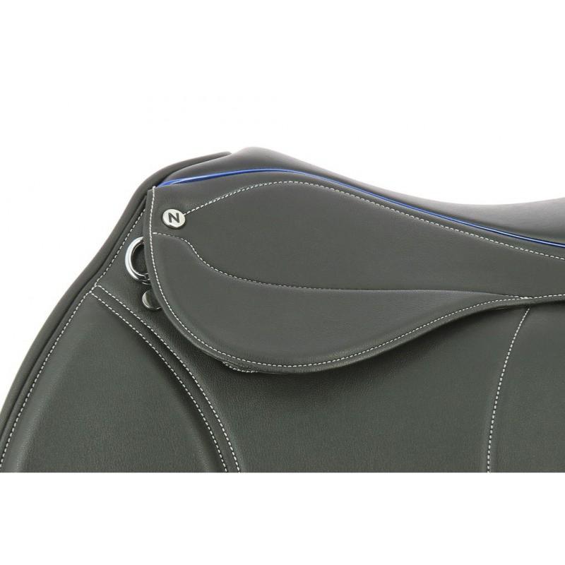 NORTON - Selle Obstacle Close Contact Rexine EVOL Semie Creuse Taille : 15" 3/4 NOIR