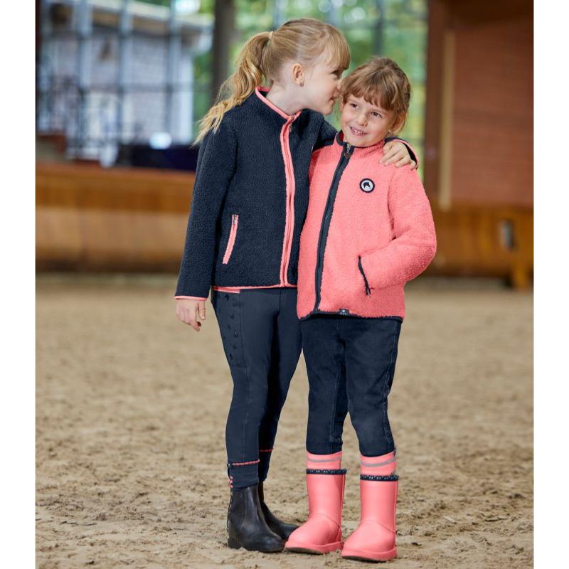 ELT - Veste Polaire Equitation pour Enfant, Junior  LUCKY Lana 104/110 CM MARINE