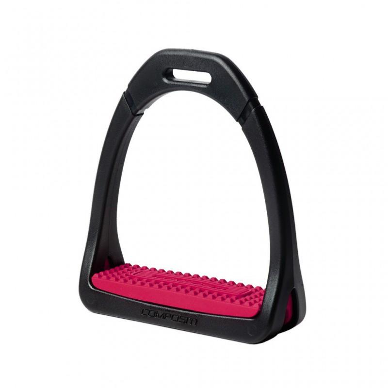COMPOSITI - Étriers Légers à Semelle GRIP PREMIUM Largeur 10 CM ENFANT NOIR