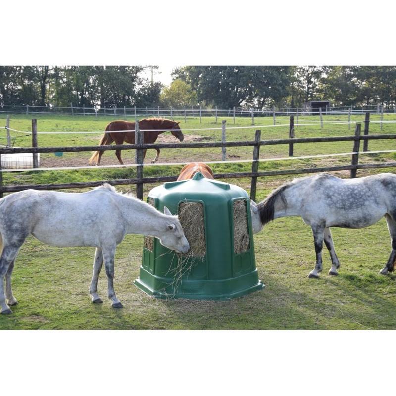 LA GEE - Râtelier hexagonal RPE petit  modèle plastique pour poneys SANS FOND